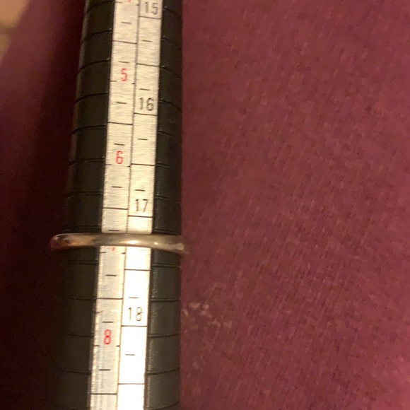 Ruby (Synthetic) with Diamond chips ( genuine) 925 stamped - Picture 9 of 12